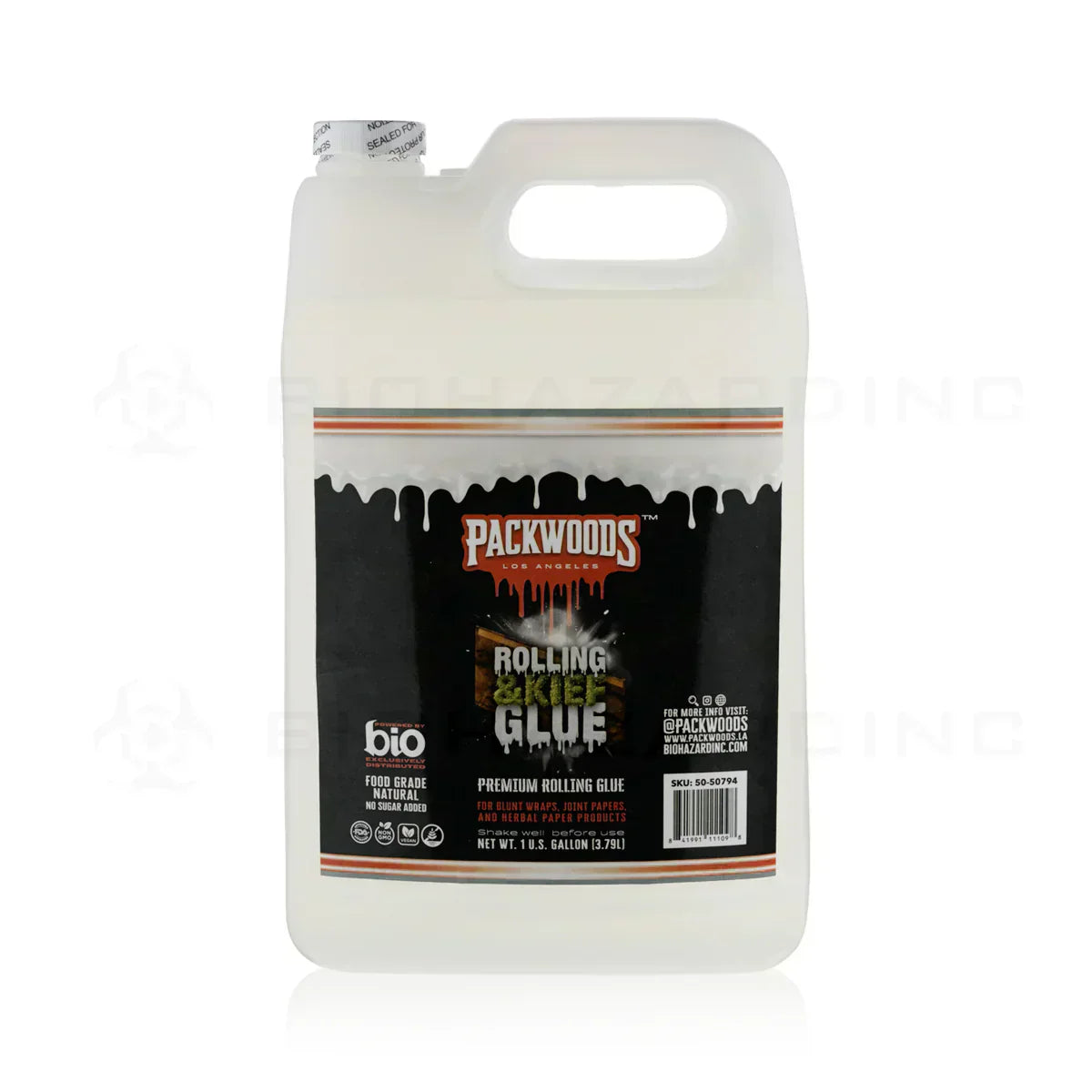 🔥 Packwoods × BIO 1‑Gallon Blunt Rolling & Kief Glue