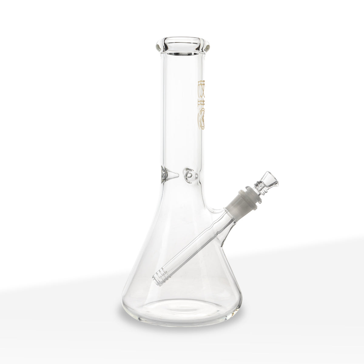 BIO Glass | Classic Beaker Water Pipe | 12" - 14mm - Gold
