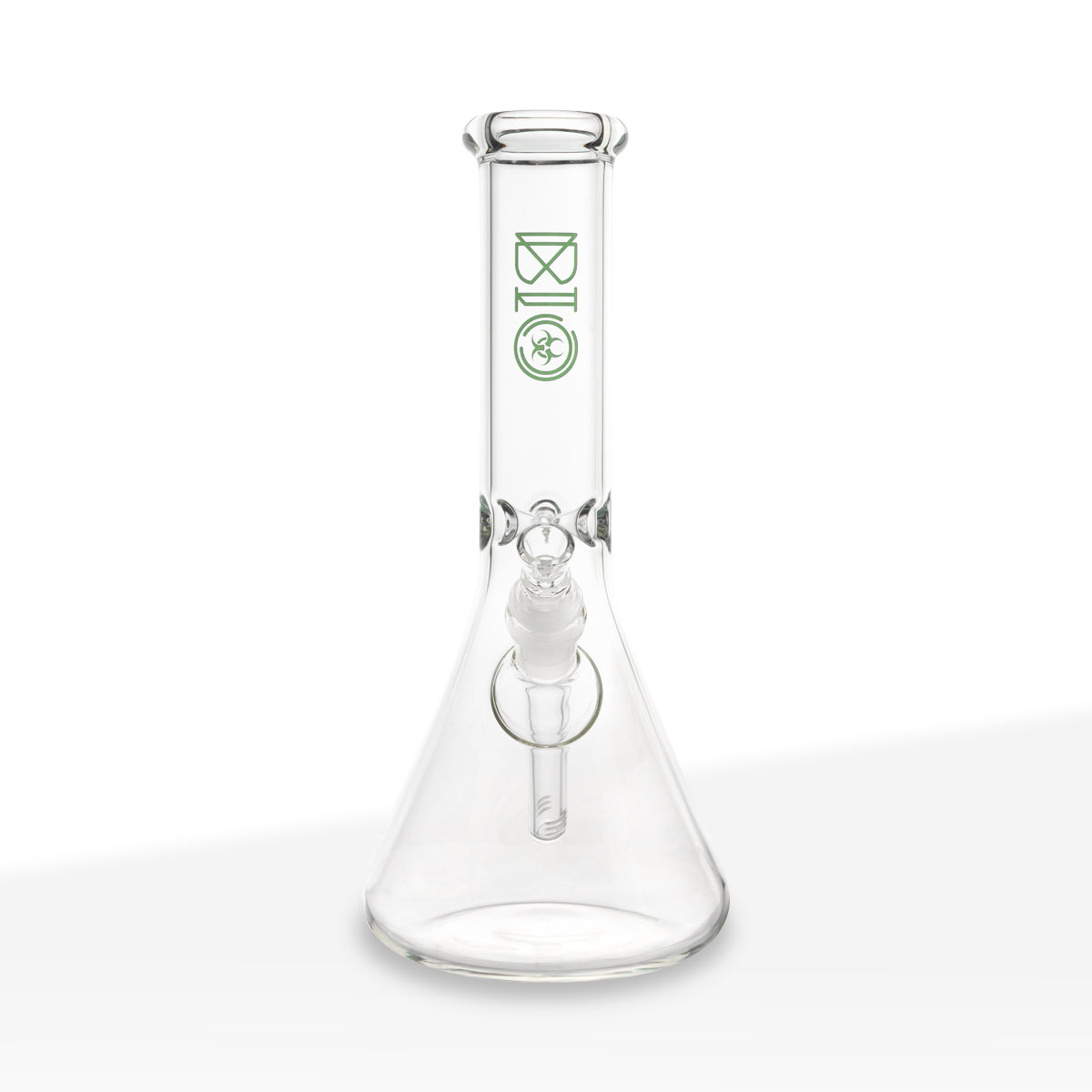 BIO Glass | Classic Beaker Water Pipe | 12" - 14mm - Green