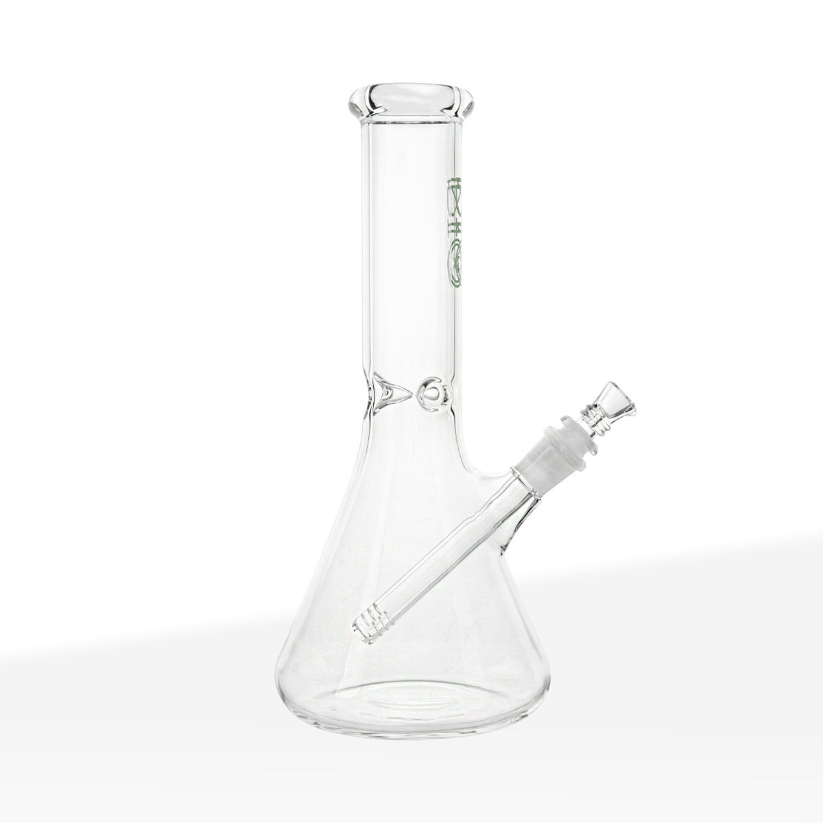 BIO Glass | Classic Beaker Water Pipe | 12" - 14mm - Green