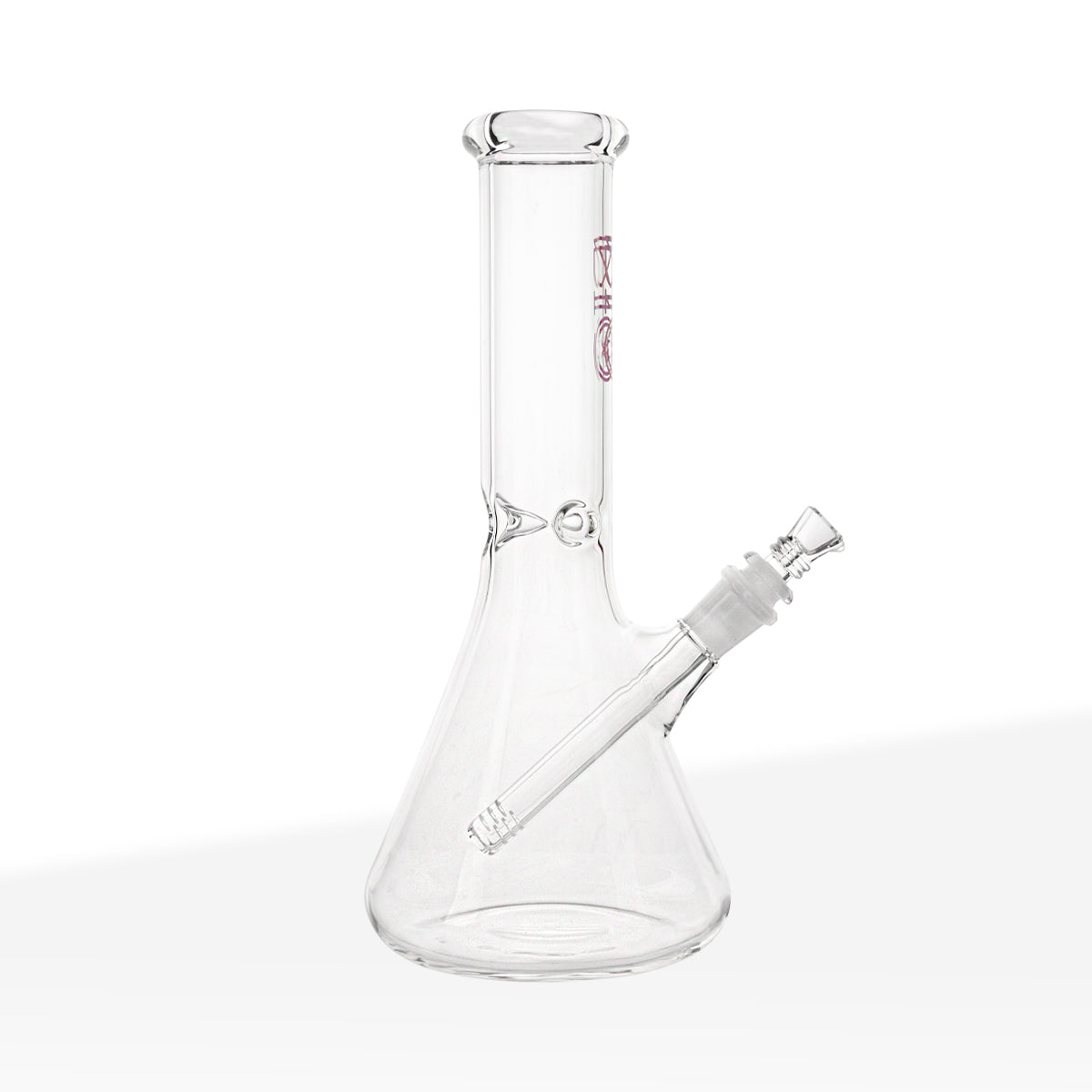 BIO Glass | Classic Beaker Water Pipe | 12" - 14mm - Red