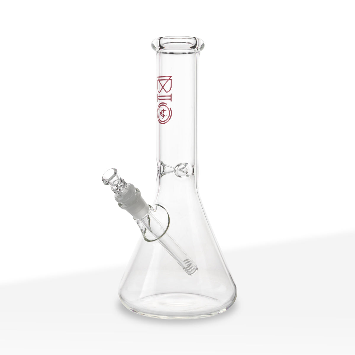 BIO Glass | Classic Beaker Water Pipe | 12" - 14mm - Red