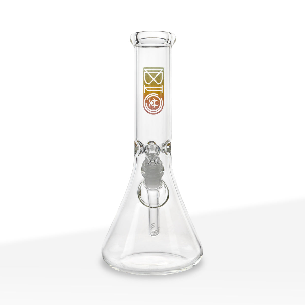 BIO Glass | Classic Beaker Water Pipe | 12" - 14mm - Rasta