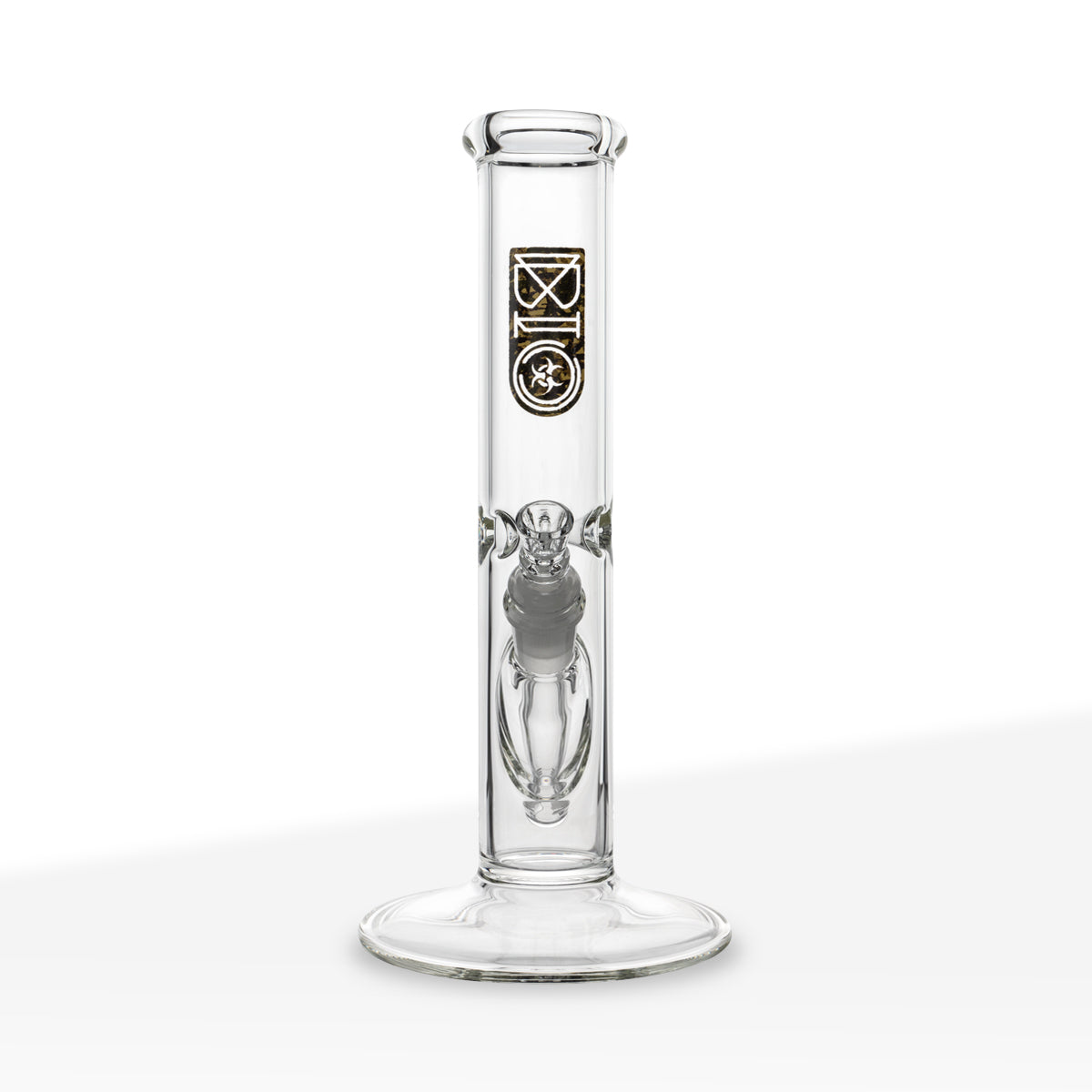BIO Glass | Classic Straight Water Pipe | 12" - 14mm - Various Colors