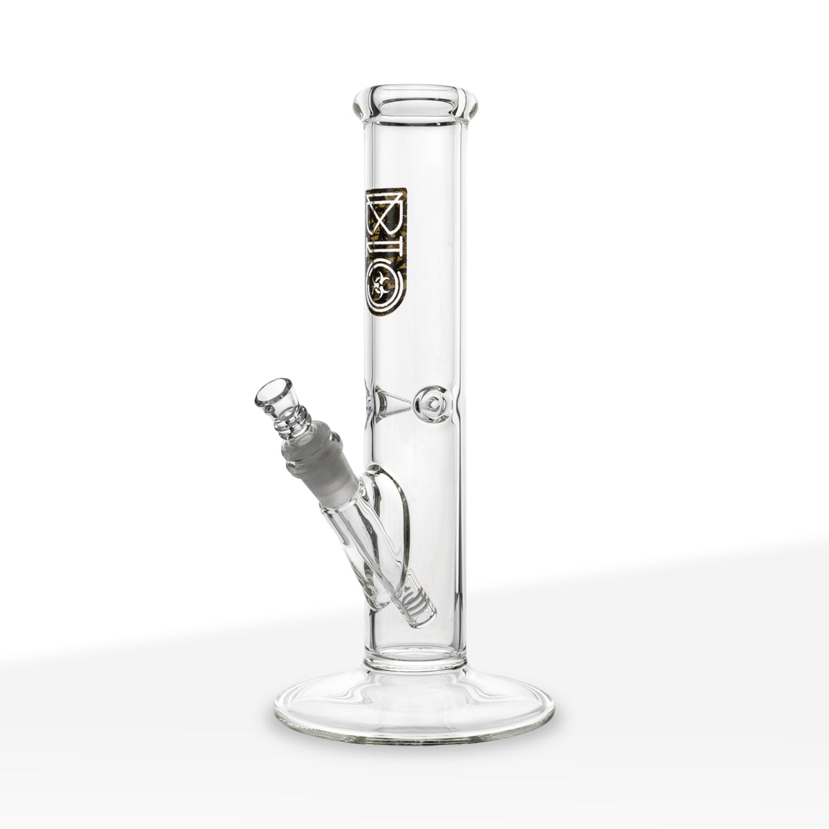 BIO Glass | Classic Straight Water Pipe | 12" - 14mm - Various Colors