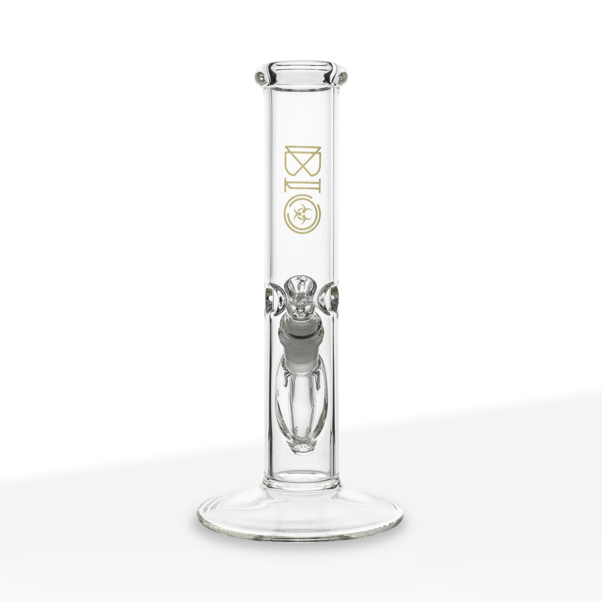 BIO Glass | Classic Straight Water Pipe | 12" - 14mm - Various Colors