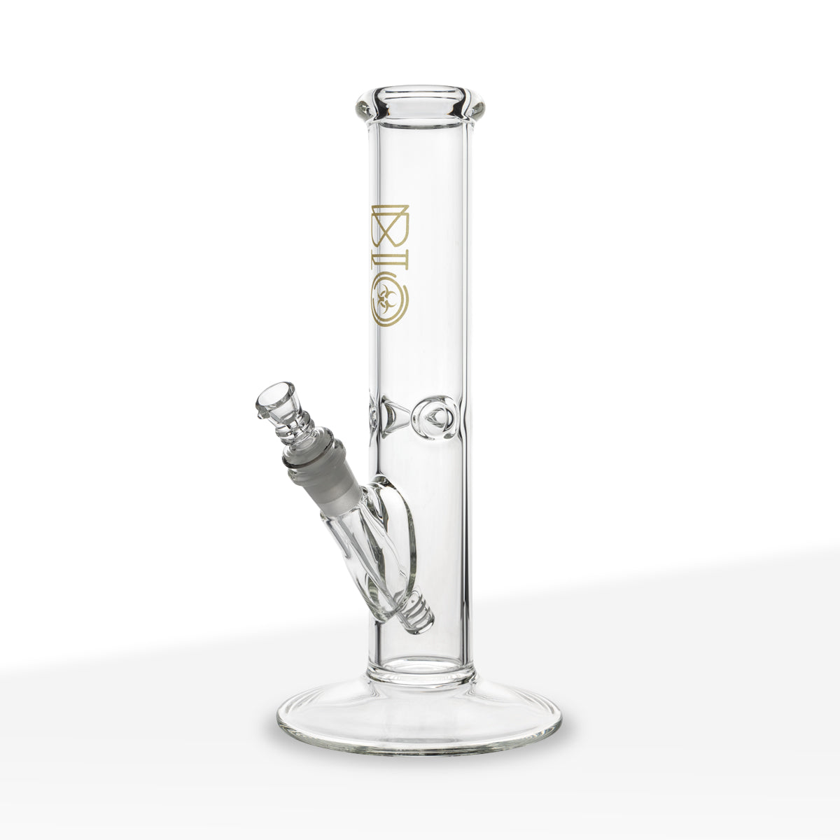 BIO Glass | Classic Straight Water Pipe | 12" - 14mm - Various Colors