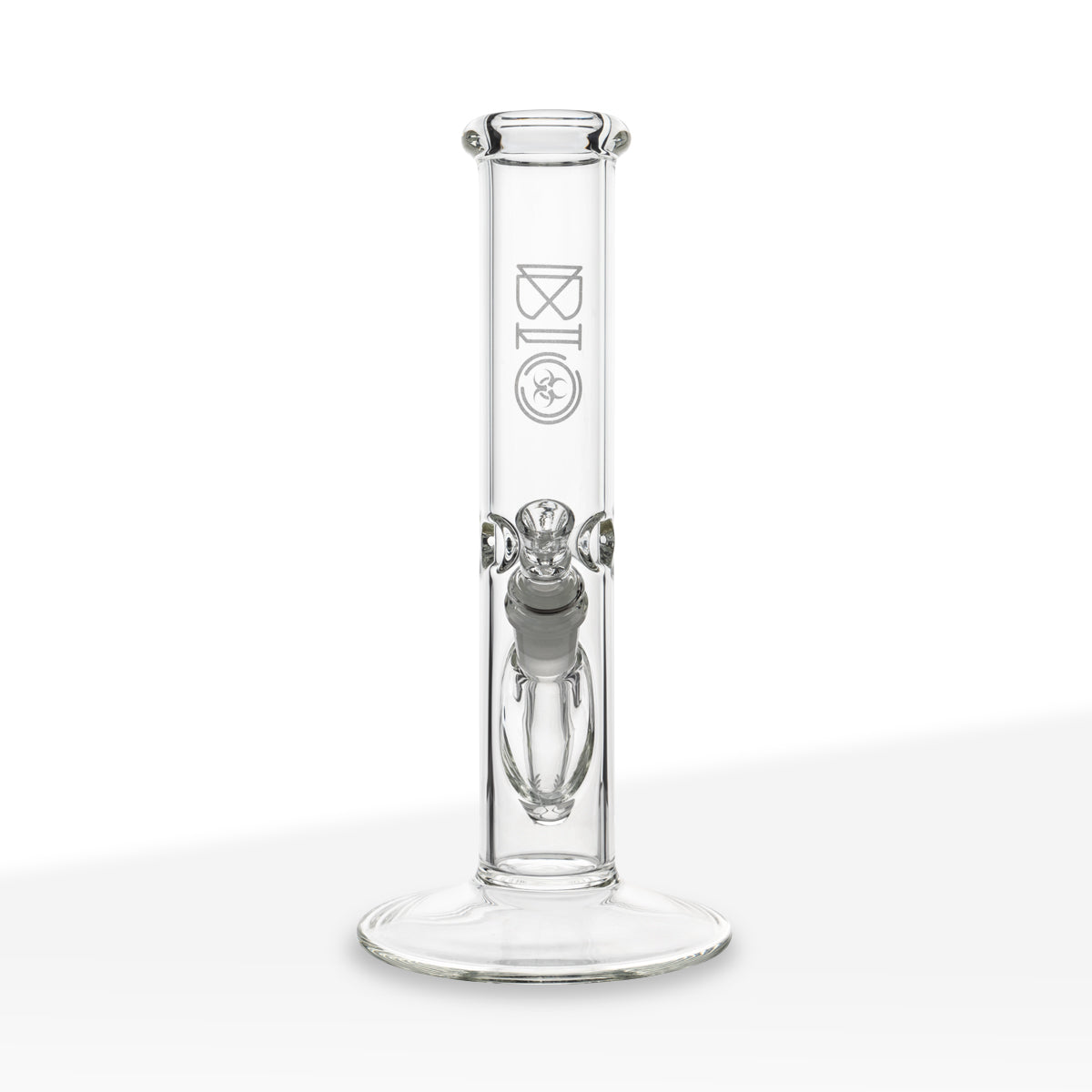 BIO Glass | Classic Straight Water Pipe | 12" - 14mm - Various Colors
