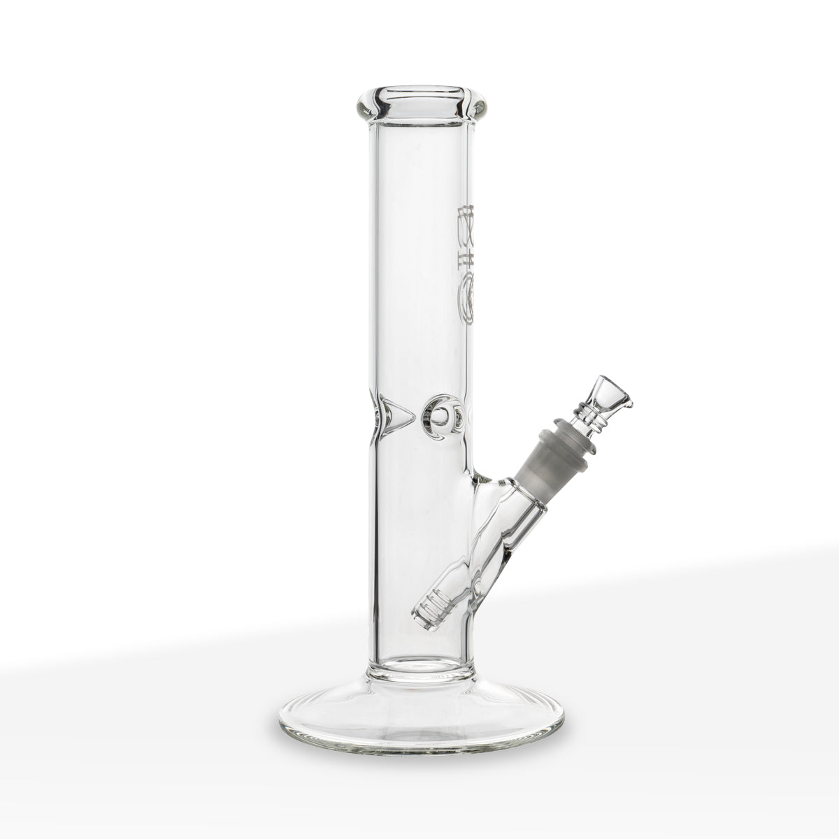 BIO Glass | Classic Straight Water Pipe | 12" - 14mm - Various Colors