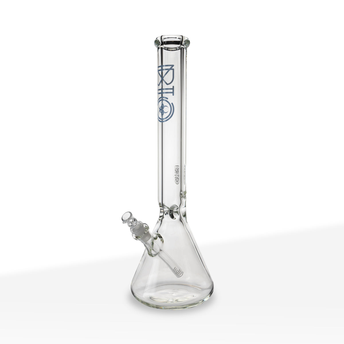 BIO Glass | Heavy Classic Beaker Water Pipe | 18" - 14mm - Various Colors Glass Bong Biohazard Inc Blue