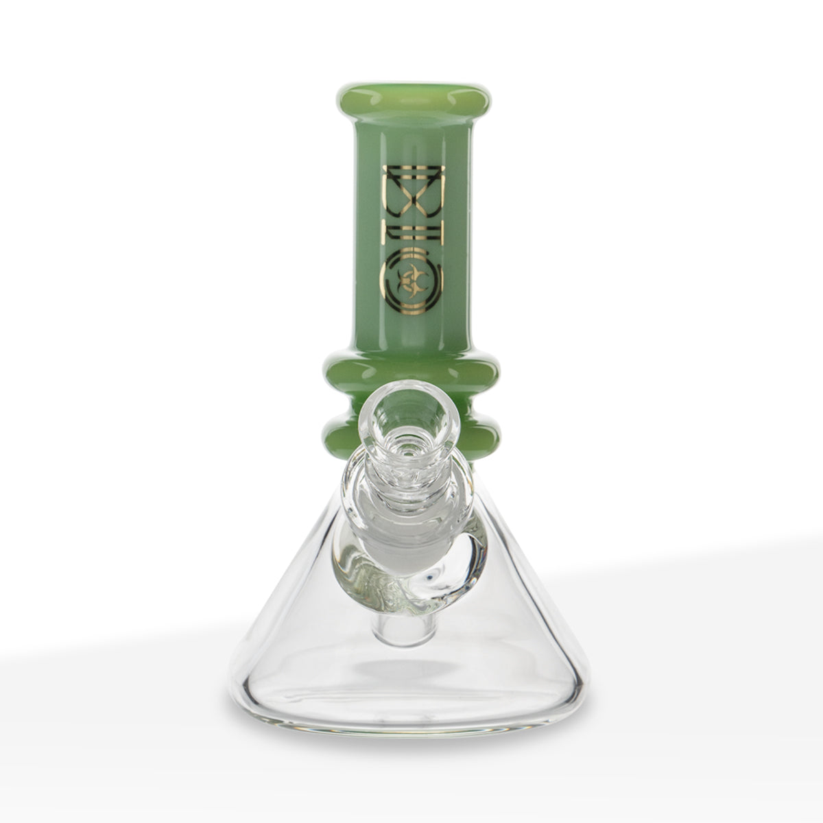 BIO Glass | Mini Heavy Duty Colored Neck Beaker Water Pipe | 5" - 14mm - Various Colors