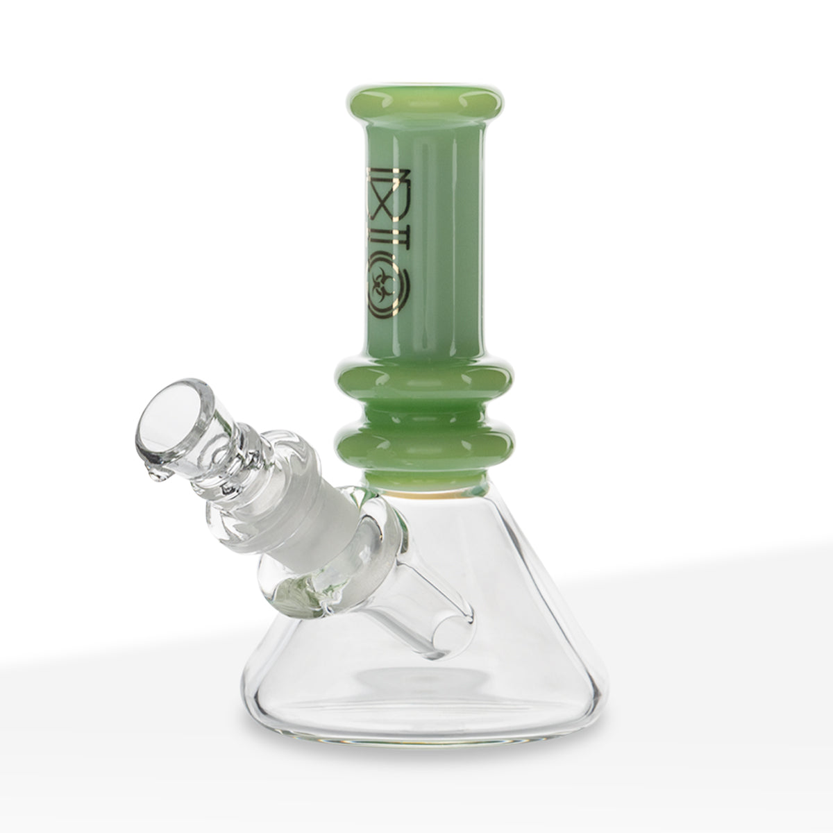 BIO Glass | Mini Heavy Duty Colored Neck Beaker Water Pipe | 5" - 14mm - Various Colors