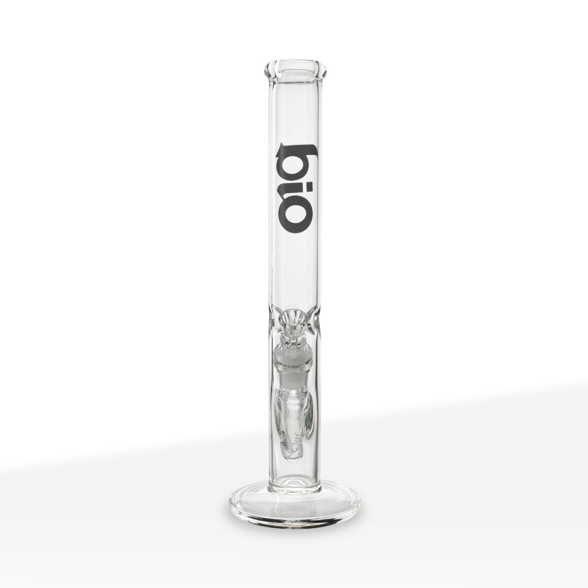 BIO Glass | 38 Special Classic Straight Water Pipe | 12" - 14mm - Various Colors Glass Bong Biohazard Inc Black