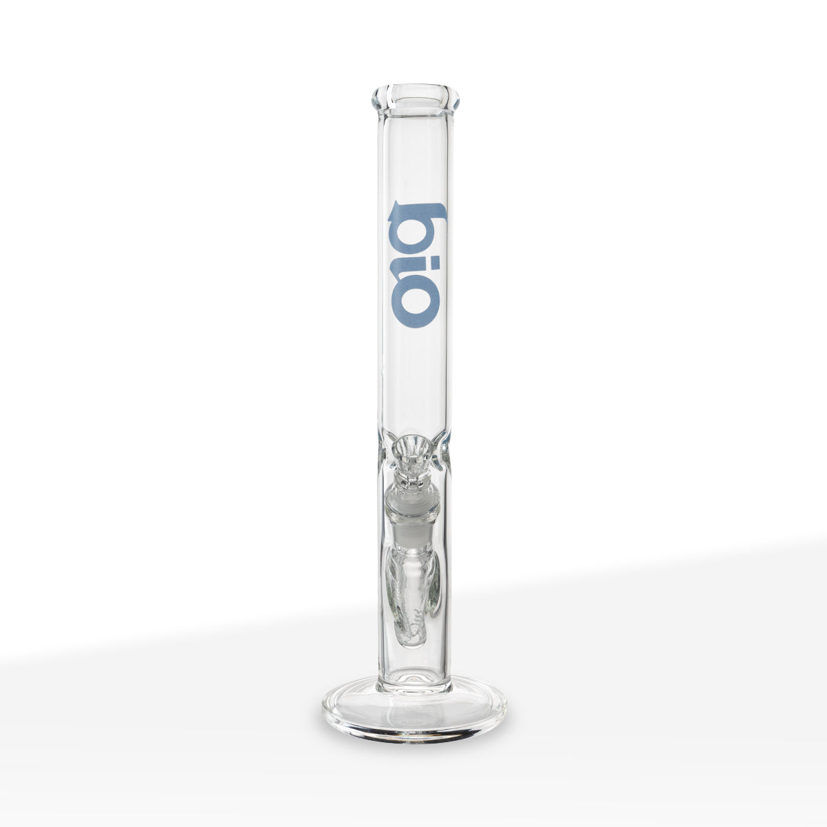 BIO Glass | 38 Special Classic Straight Water Pipe | 12" - 14mm - Various Colors Glass Bong Biohazard Inc Blue
