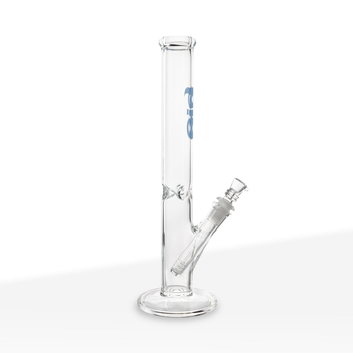 BIO Glass | 38 Special Classic Straight Water Pipe | 12" - 14mm - Various Colors Glass Bong Biohazard Inc Blue