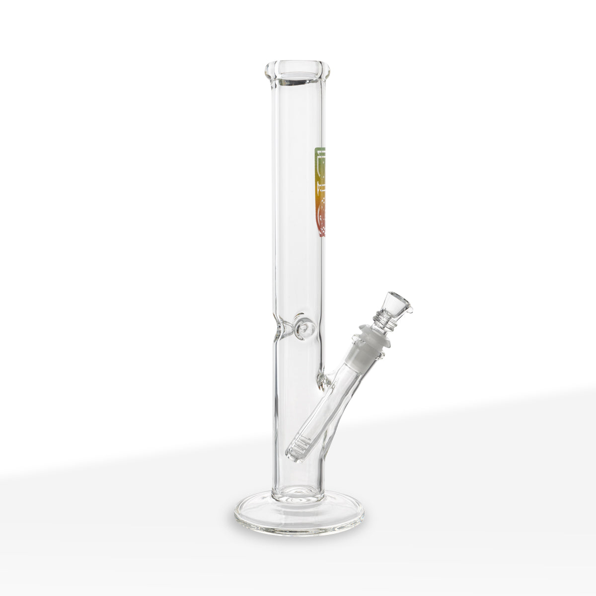 BIO Glass | 38 Special Classic Straight Water Pipe | 12" - 14mm - Various Colors