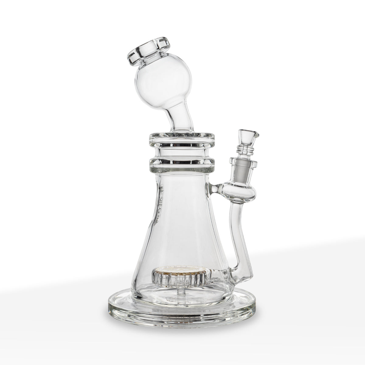 BIO Glass | Bitcoin Dab Rig and Bong in One | 10" - 14mm - Clear