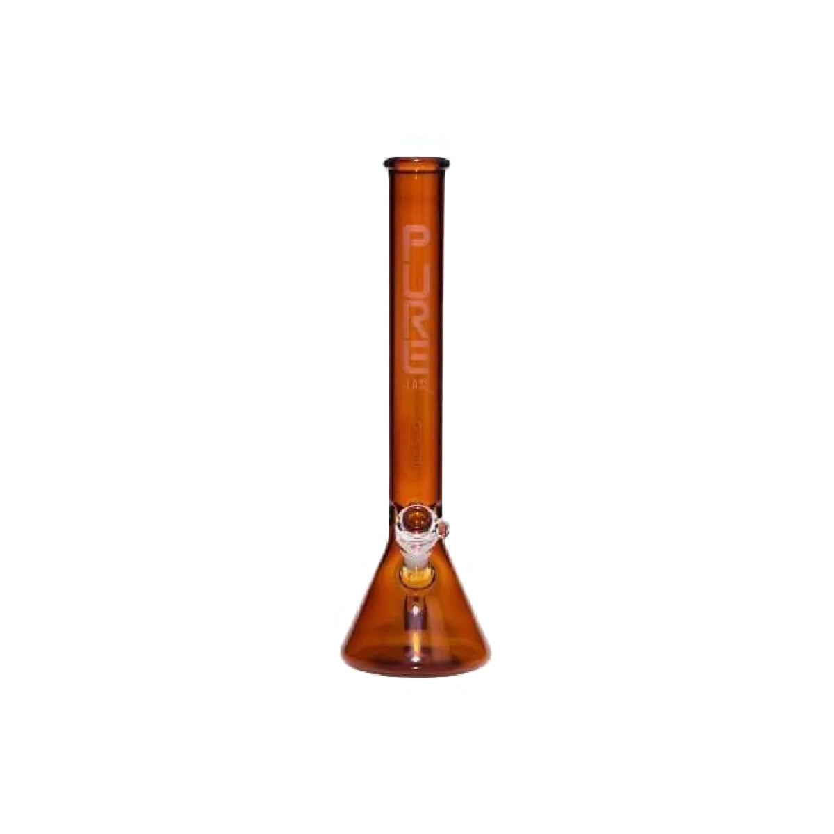 PURE Glass | Classic Beaker Water Pipe | 18" - 14mm - Various Colors