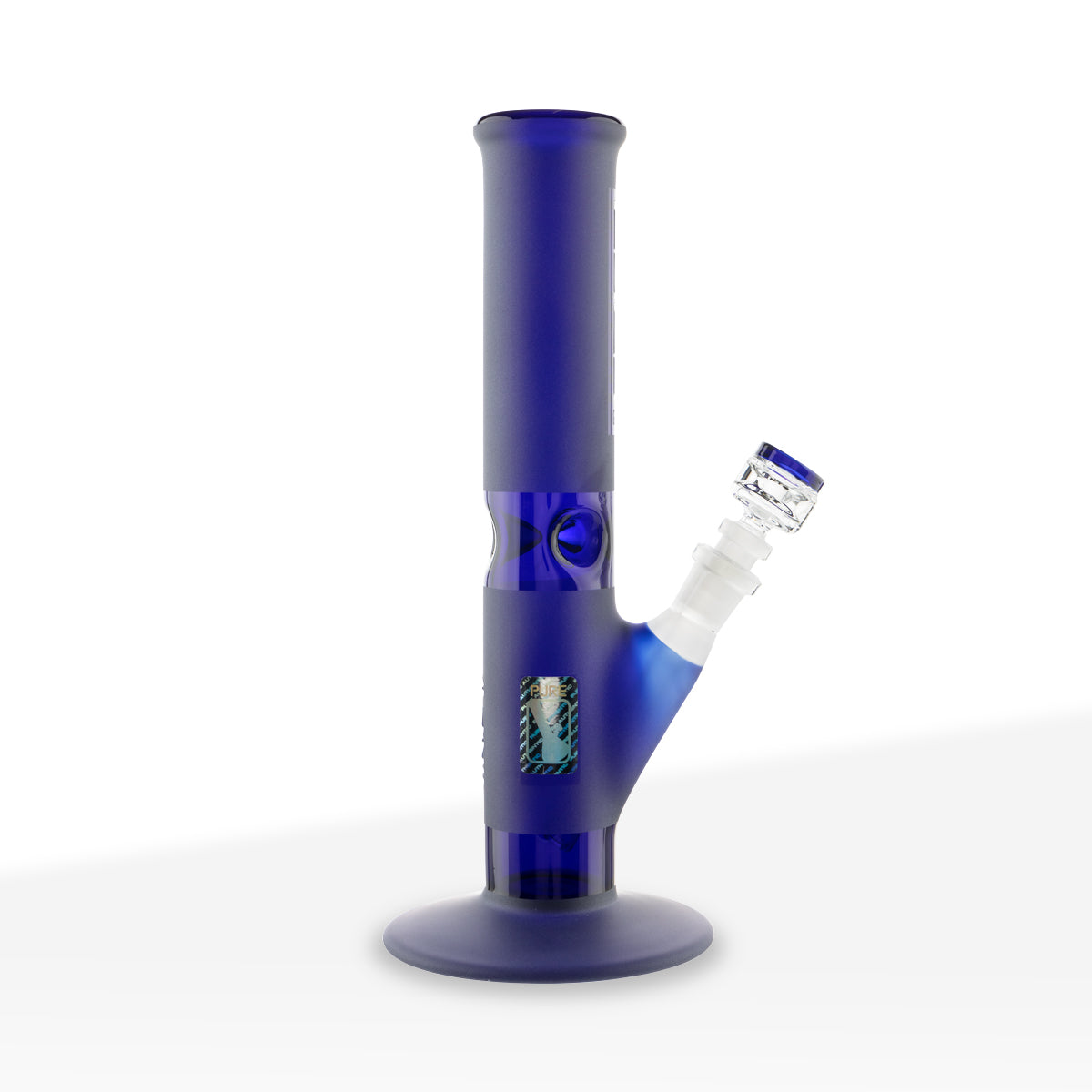 PURE Glass | Classic Straight Water Pipe | 12" - 14mm - Various Colors