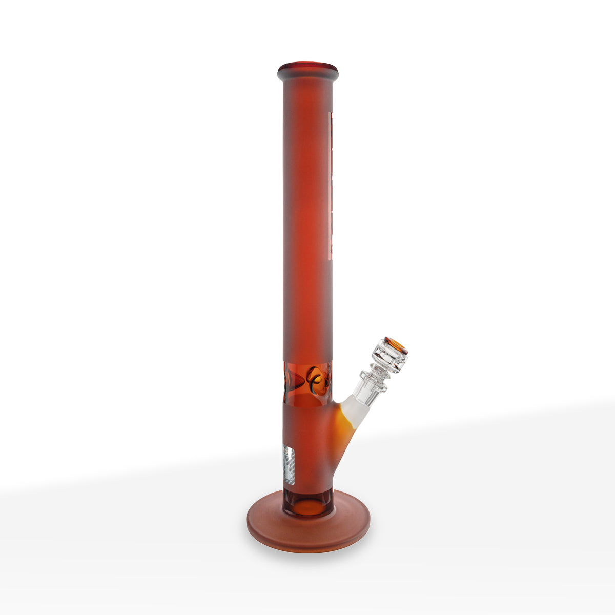 PURE Glass | Classic Straight Water Pipe | 18" - 14mm - Various Colors