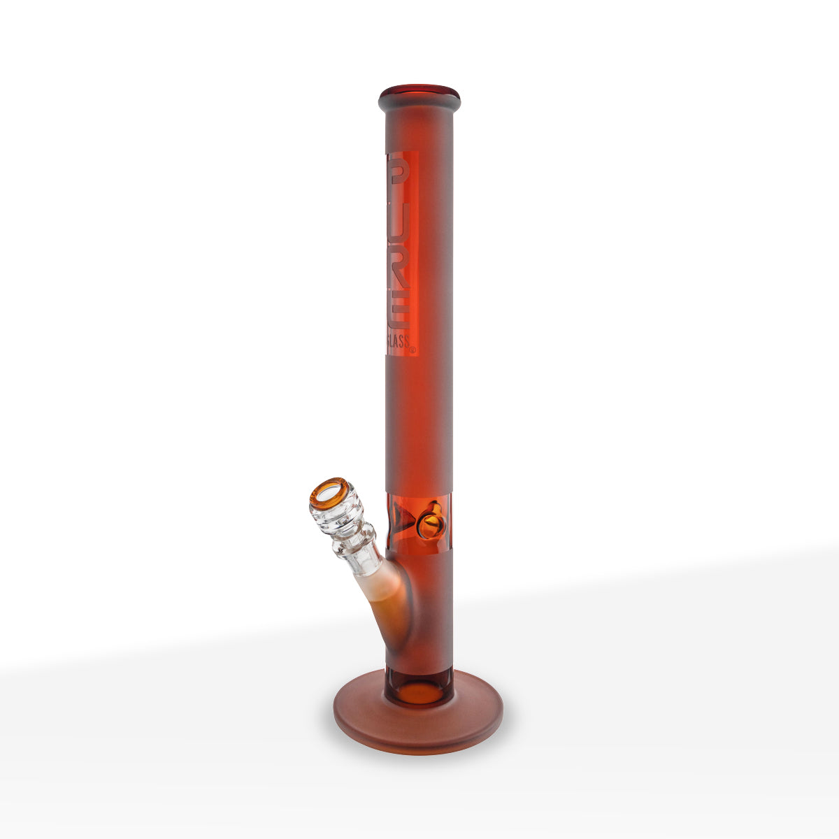 PURE Glass | Classic Straight Water Pipe | 18" - 14mm - Various Colors