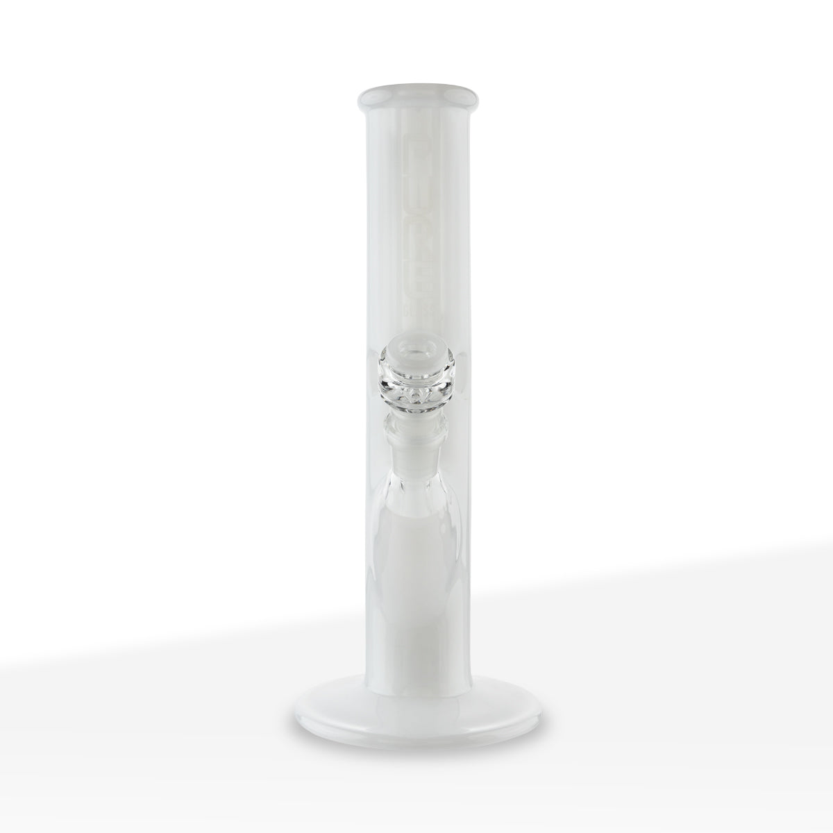 PURE Glass | Classic Straight Water Pipe | 12" - 14mm - Various Colors Glass Bong Pure Glass Ivory White