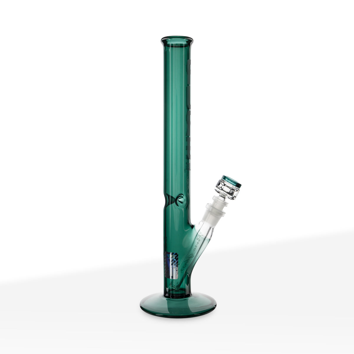 PURE Glass | Classic Straight Water Pipe | 14" - 14mm - Various Colors