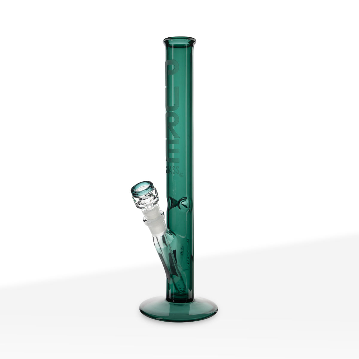 PURE Glass | Classic Straight Water Pipe | 14" - 14mm - Various Colors