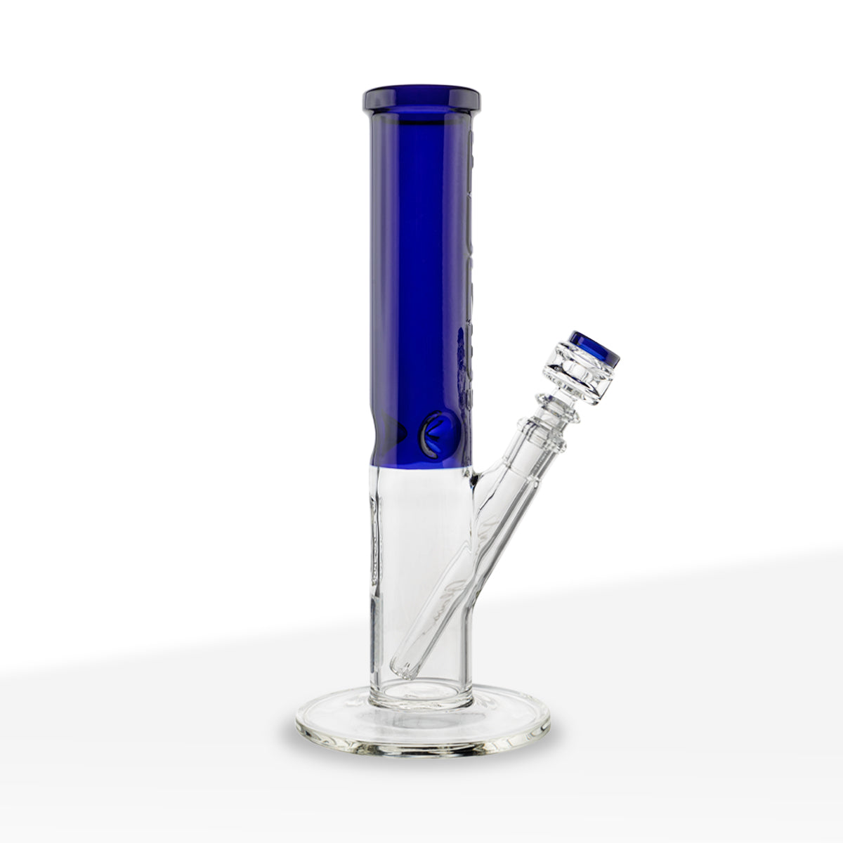 PURE Glass | Insight Classic Straight Water Pipe | 12" - 14mm - Various Colors Glass Bong Pure Glass Blue