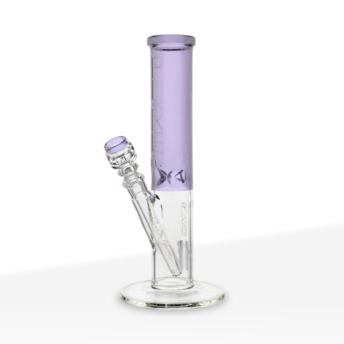 PURE Glass | Insight Classic Straight Water Pipe | 12" - 14mm - Various Colors