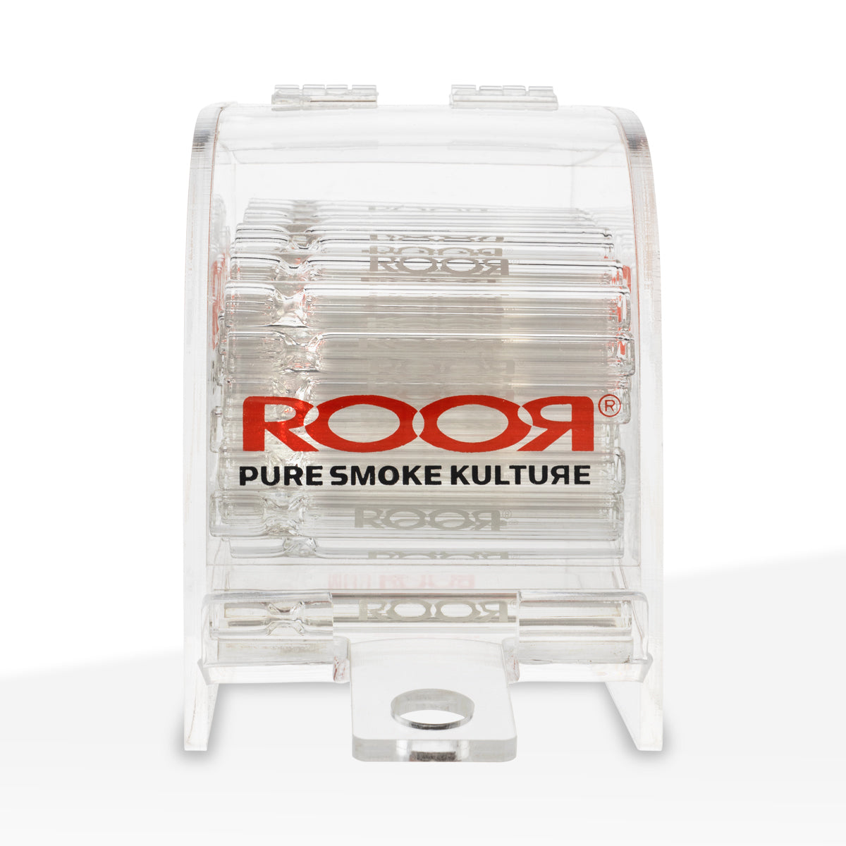 ROOR® | Taster Chillums + Display Case | 4" - Glass - 100 Count