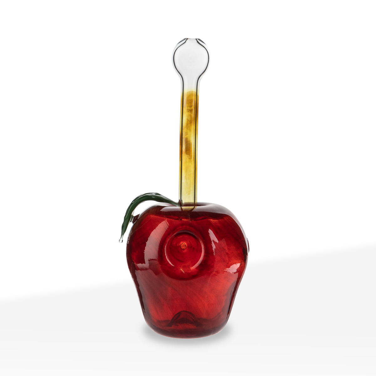 Novelty | Apple Hand Pipe | 5" - Glass - Red