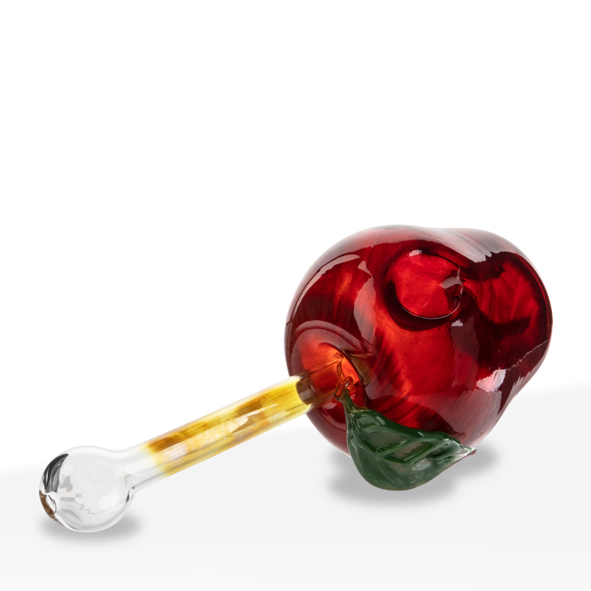 Novelty | Apple Hand Pipe | 5" - Glass - Red