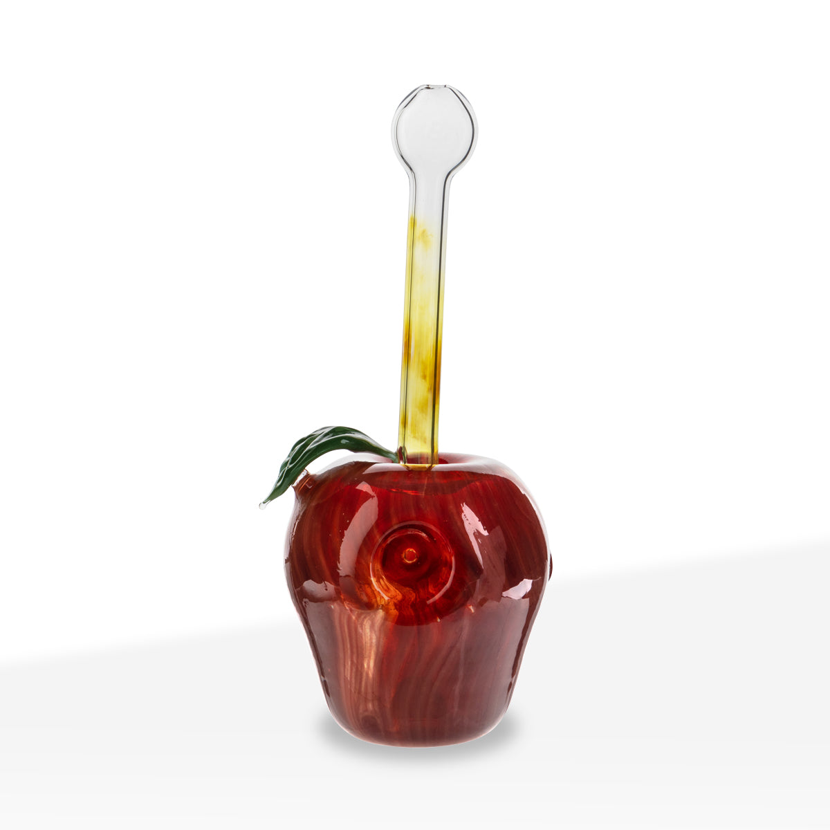 Novelty | Apple Hand Pipe | 5" - Glass - Red