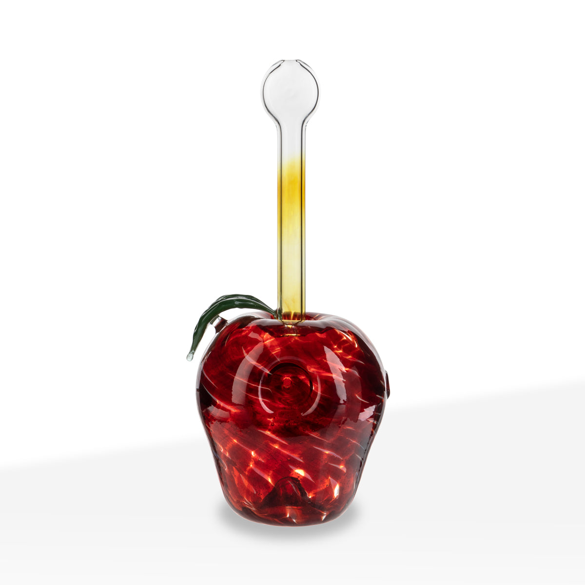 Novelty | Apple Hand Pipe | 5" - Glass - Red