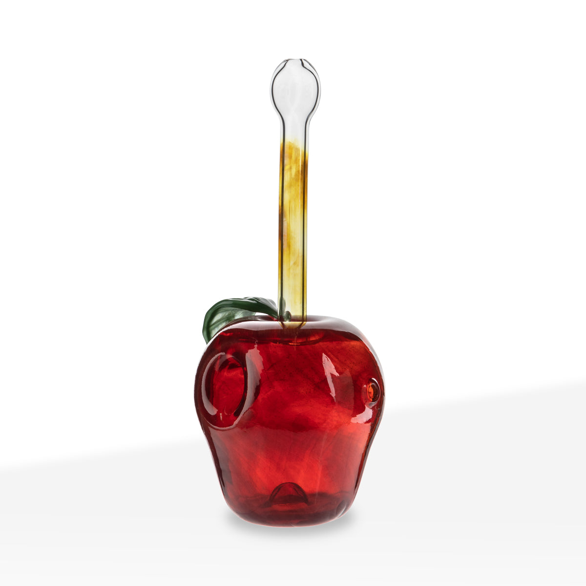 Novelty | Apple Hand Pipe | 5" - Glass - Red