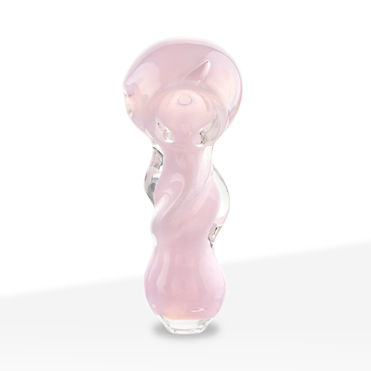 Hand Pipe | Classic Glass Spoon Solid Slyme Hand Pipe | 3.5" - Glass - 6 Count