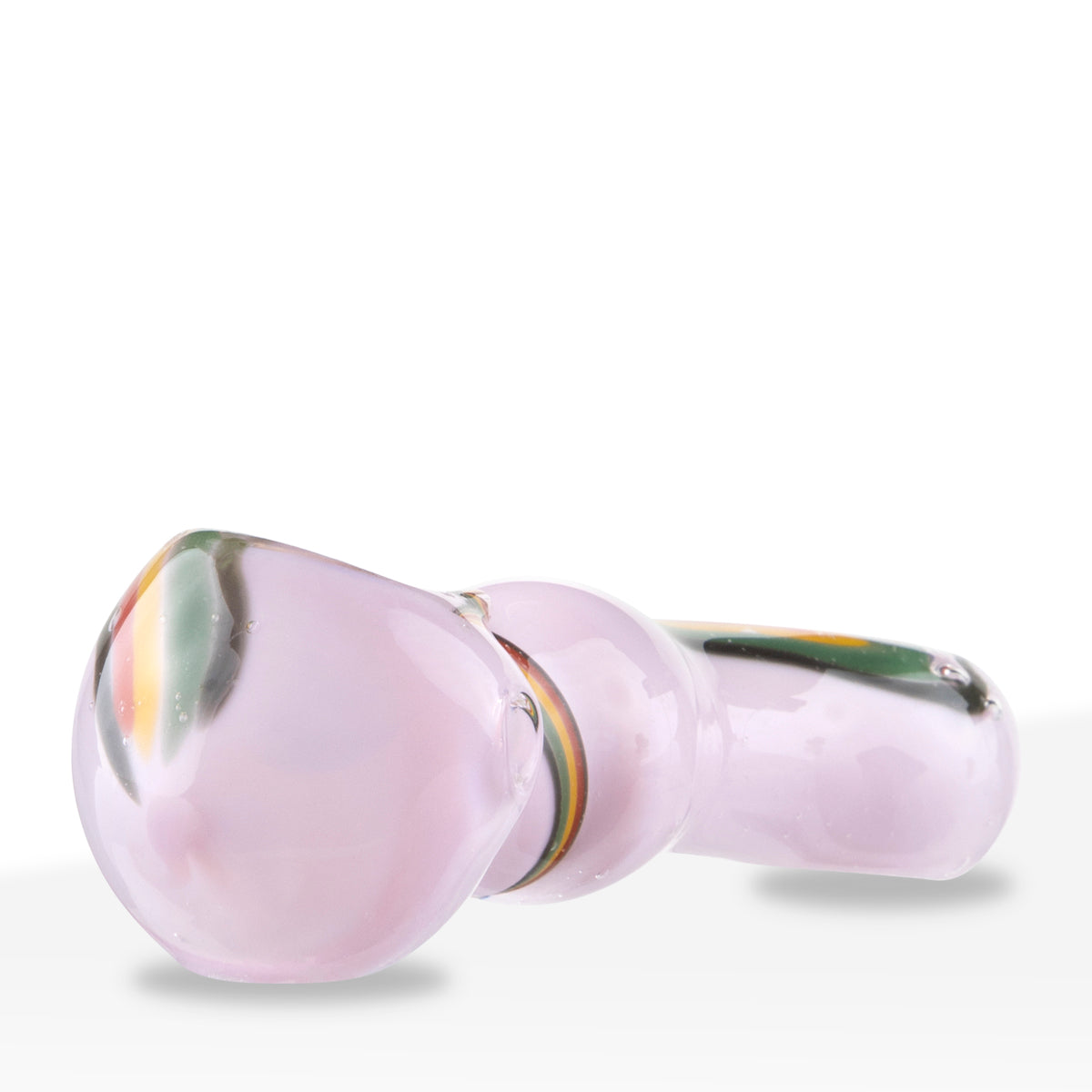 Hand Pipe | Slyme Rasta Swirl Hand Pipe | 3.5" - Glass - 3 Count