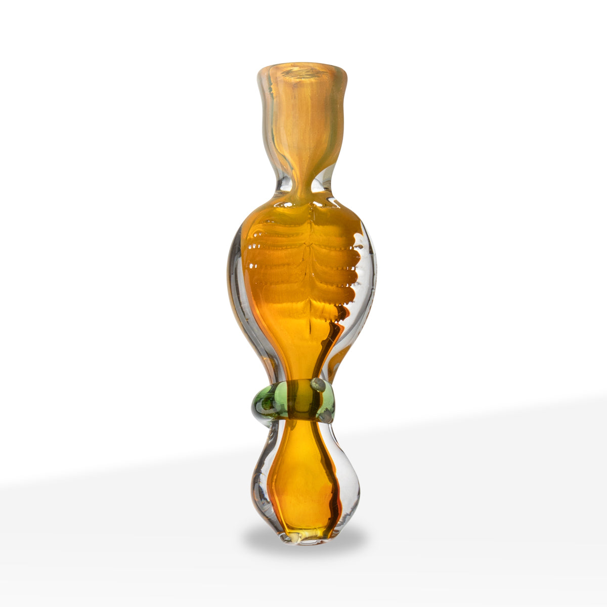 Chillum | Assorted Fumed Slug Design | 4" - Glass - Assorted