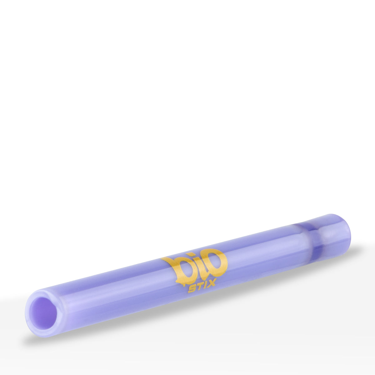 BIO Glass | BIOSTIX Chillums Refill Kit - Purple | 4" - Glass - 50 Count - Biohazard Inc