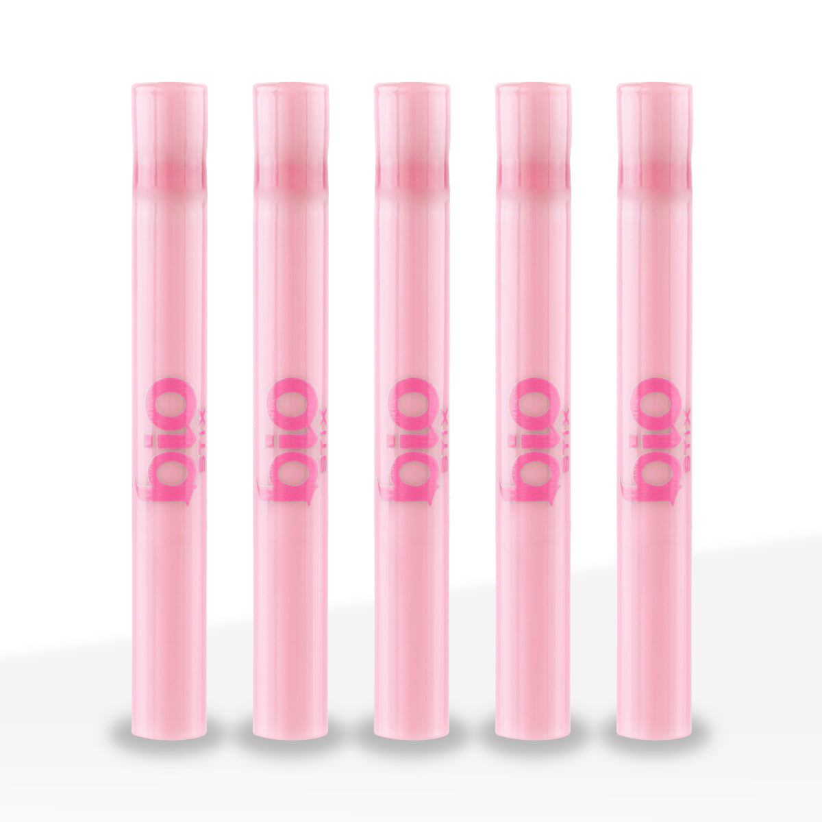 BIO Glass | BIOSTIX Chillums Refill Kit - Pink  | 4" - Glass - 50 Count - Biohazard Inc