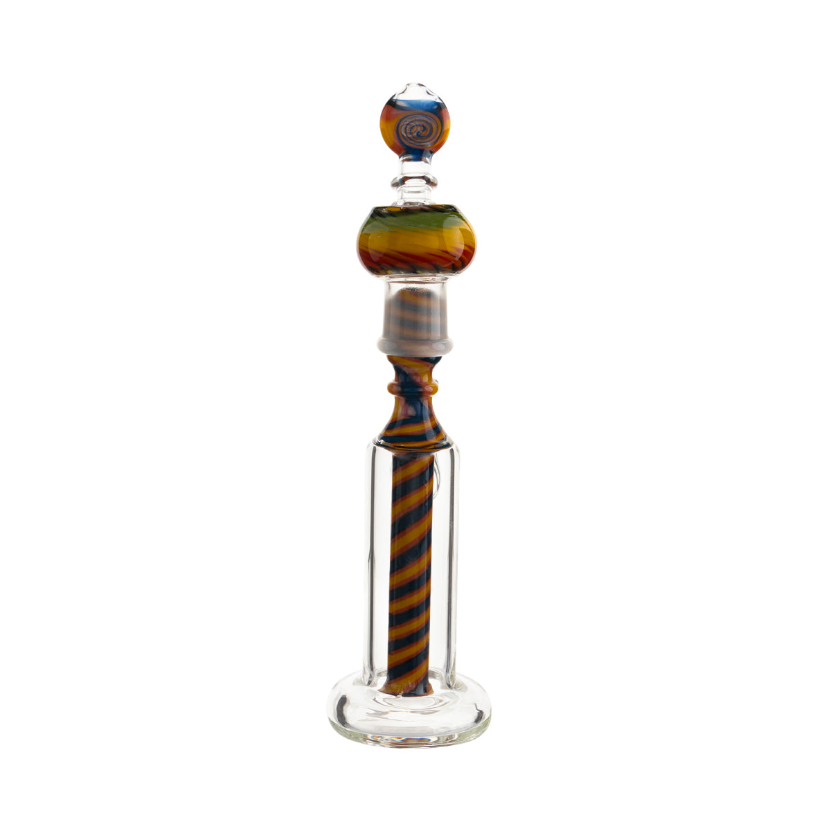 Dab Rig | Reversal Straight Rid | 8" - 19mm - Assorted Colors