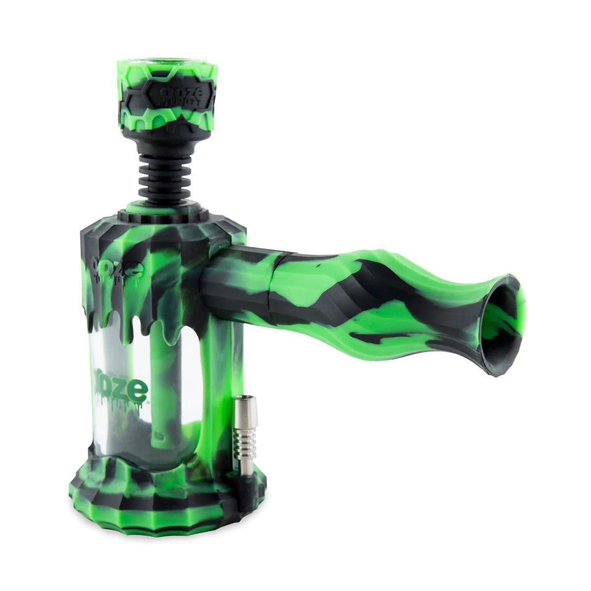 OOZE® | 4-in-1 CLOBB Silicone Nectar Collector & Water Pipe | Various Colors