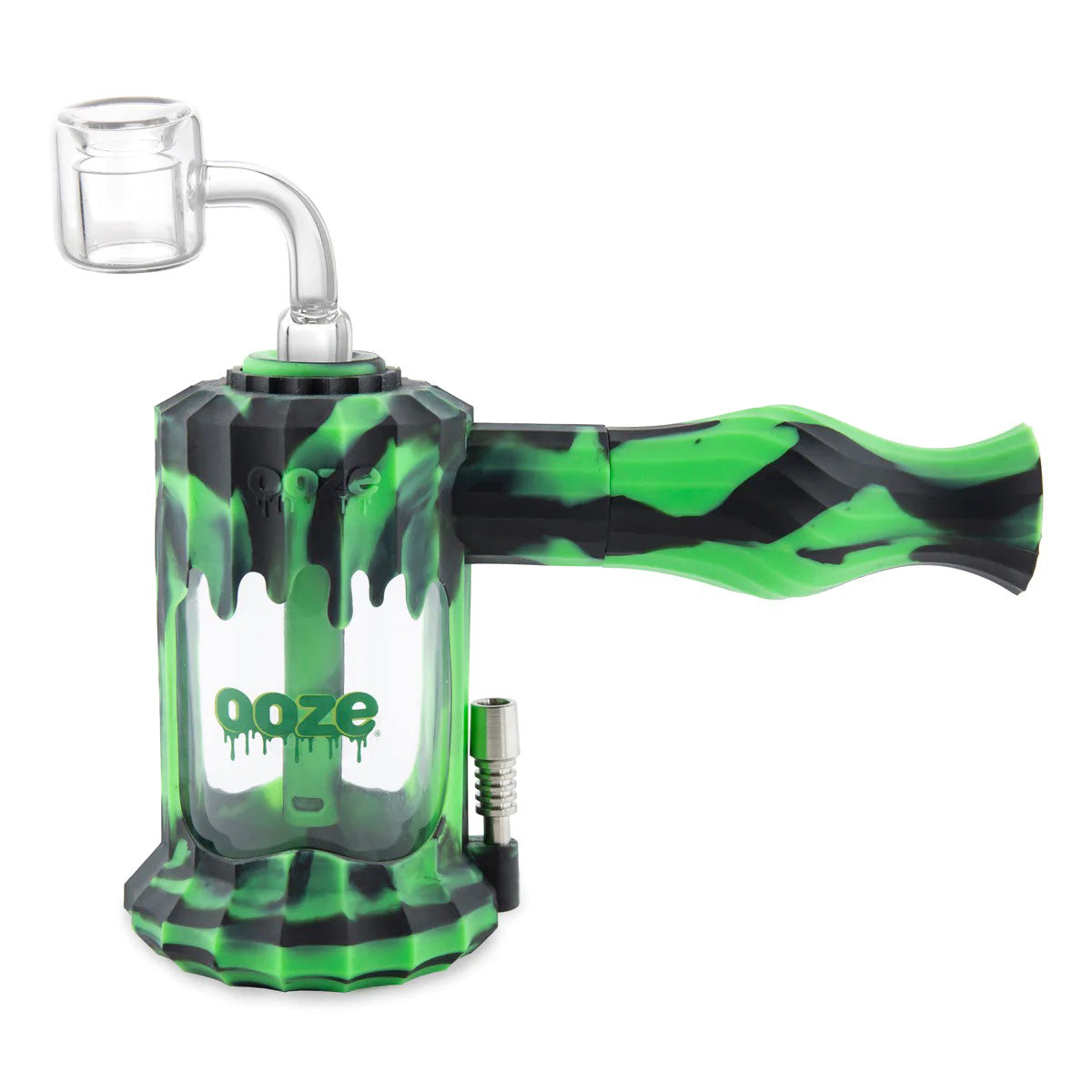 OOZE® | 4-in-1 CLOBB Silicone Nectar Collector & Water Pipe | Various Colors