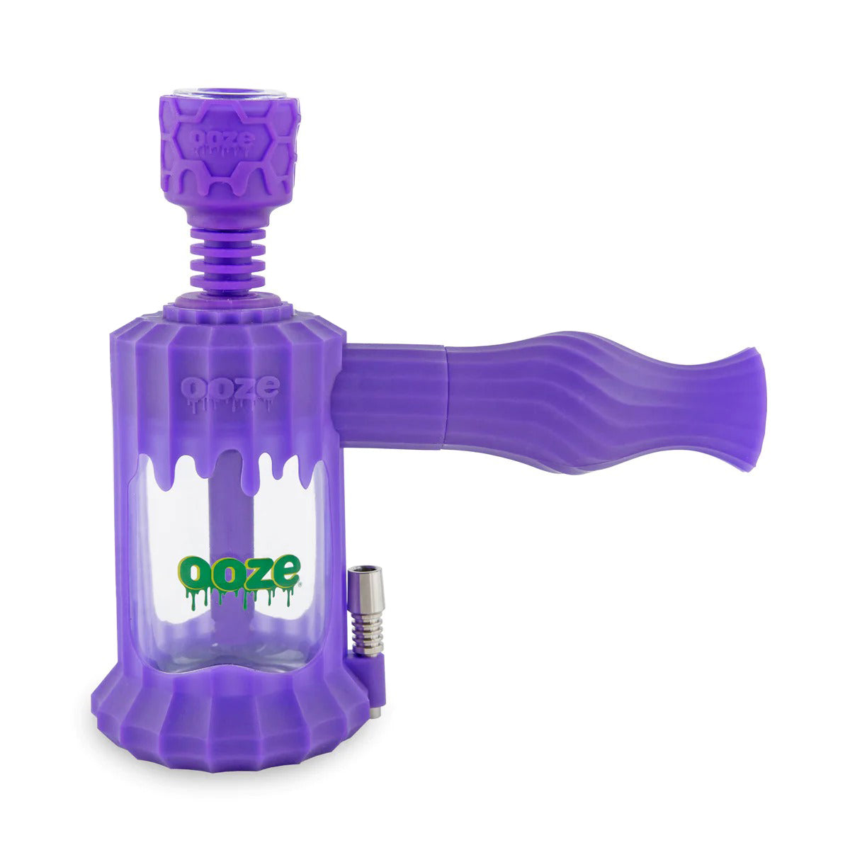 OOZE® | 4-in-1 CLOBB Silicone Nectar Collector & Water Pipe | Various Colors
