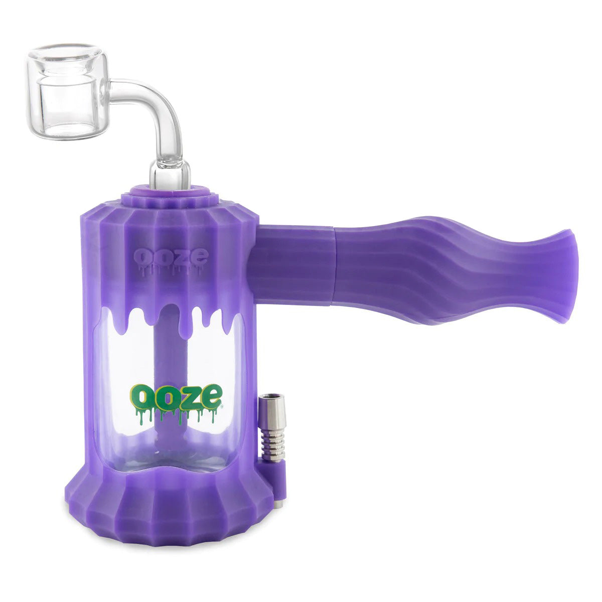 OOZE® | 4-in-1 CLOBB Silicone Nectar Collector & Water Pipe | Various Colors