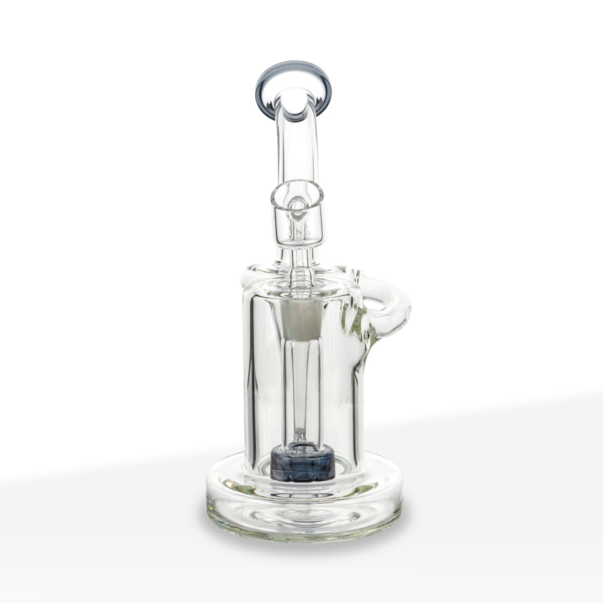Dab Rig | Color Trim Rig w/ Color Showerhead Perc | 7.5" - Glass - Assorted Colors - Biohazard Inc
