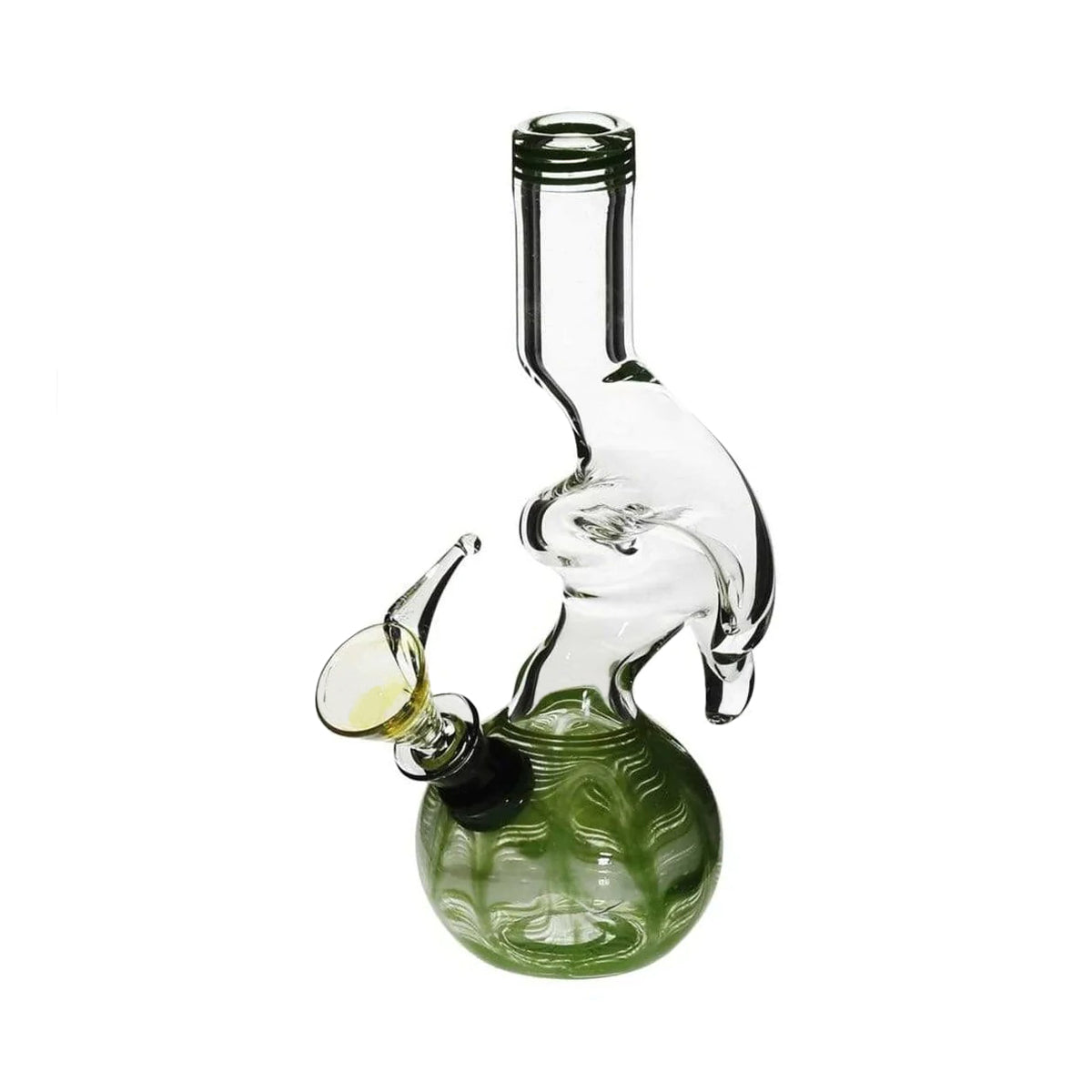 Water Pipe | Two Hook Water Pipe w/ Slide | 6" - Slide - Various Colors
