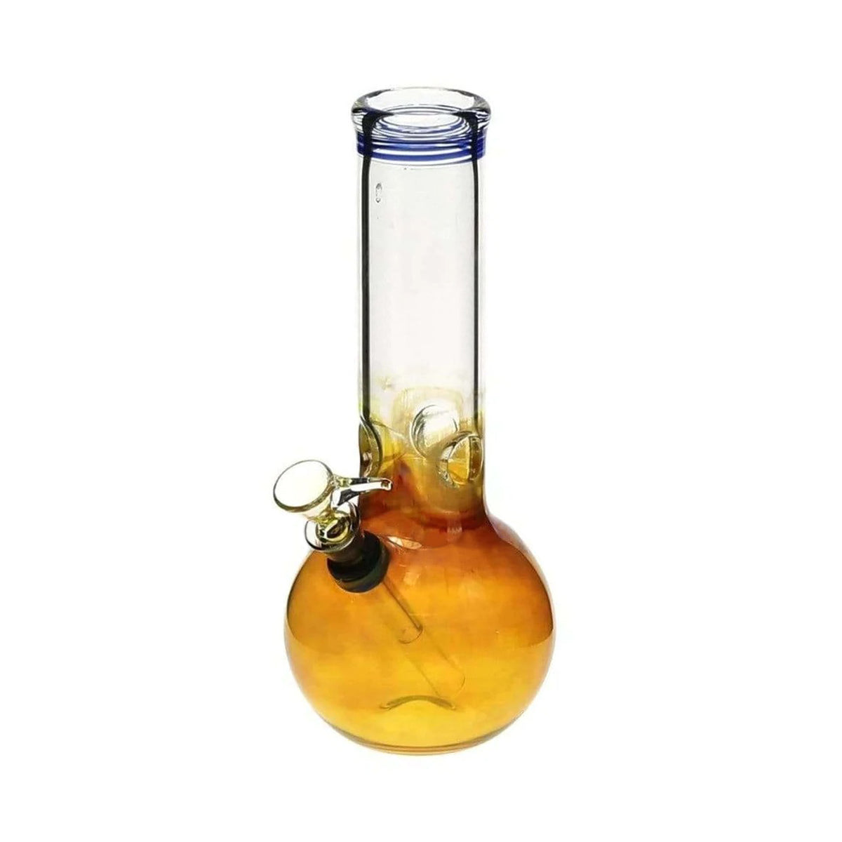Water Pipe | Fumed Bubble Water Pipe | 8" - Glass - Assorted Colors - Biohazard Inc