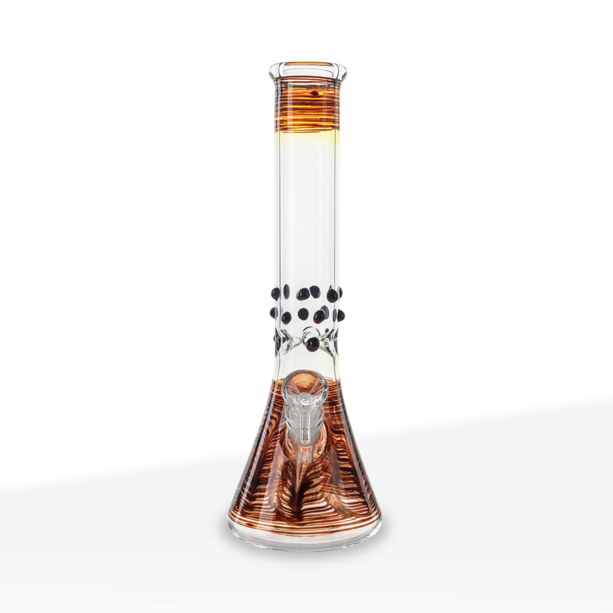 Wrap & Rake | Artistic Beaker Water Pipe | 12" - 19mm - Various Colors